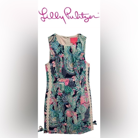 Lilly Pulitzer Mila Stretch Shift Dress - Picture 3 of 11